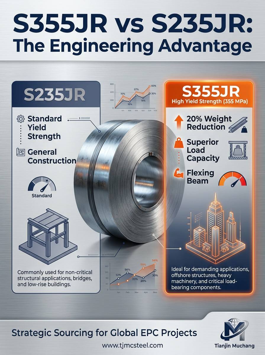 S355JR vs S235JR Steel
