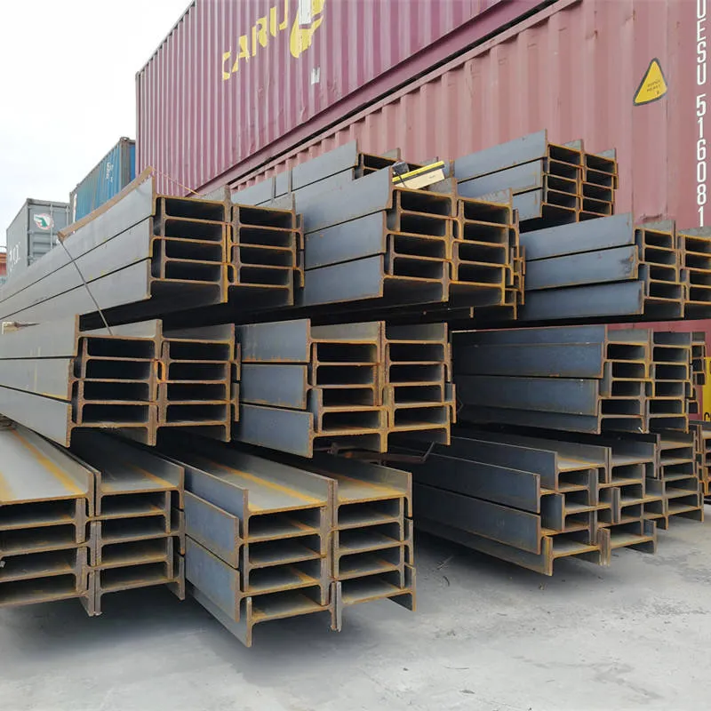 Pre-Welded IPE I Beam Assemblies in Warehouse Setup - Efficient Installation for Commercial Storage Systems